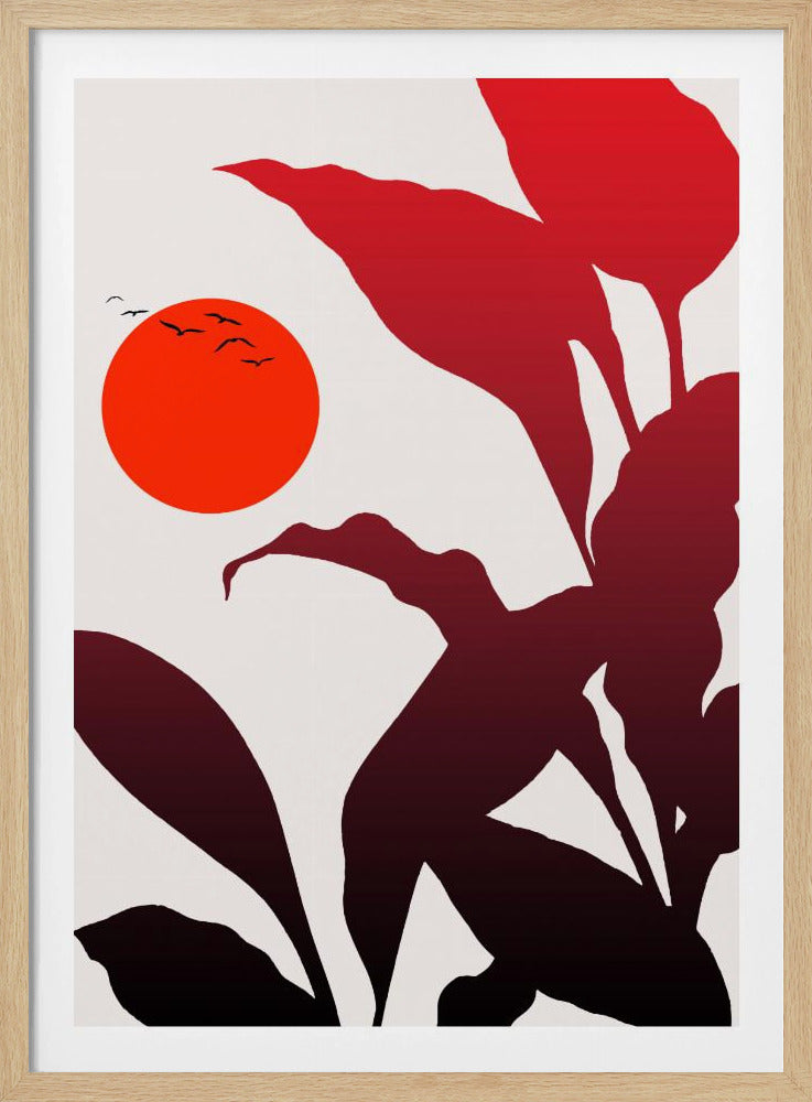 Tropische zonsondergang | Poster