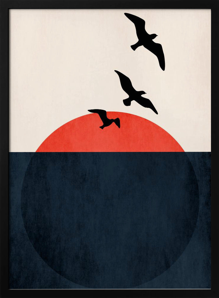 Zonsondergangbriesje | Poster