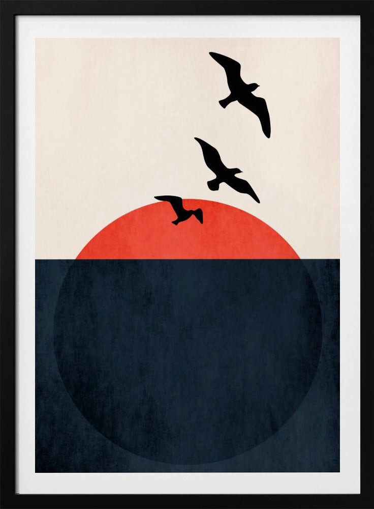 Zonsondergangbriesje | Poster
