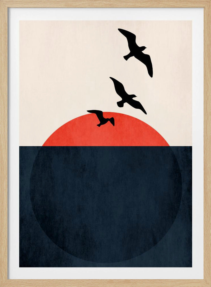 Zonsondergangbriesje | Poster