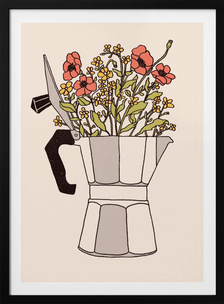 Moka Bloemen | Poster