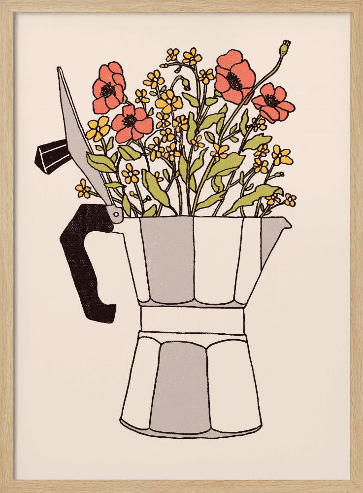 Moka Bloemen | Poster