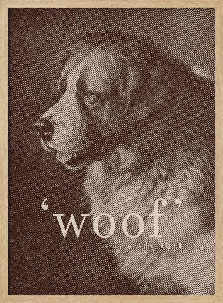 Beroemde Citaat Hond | Poster