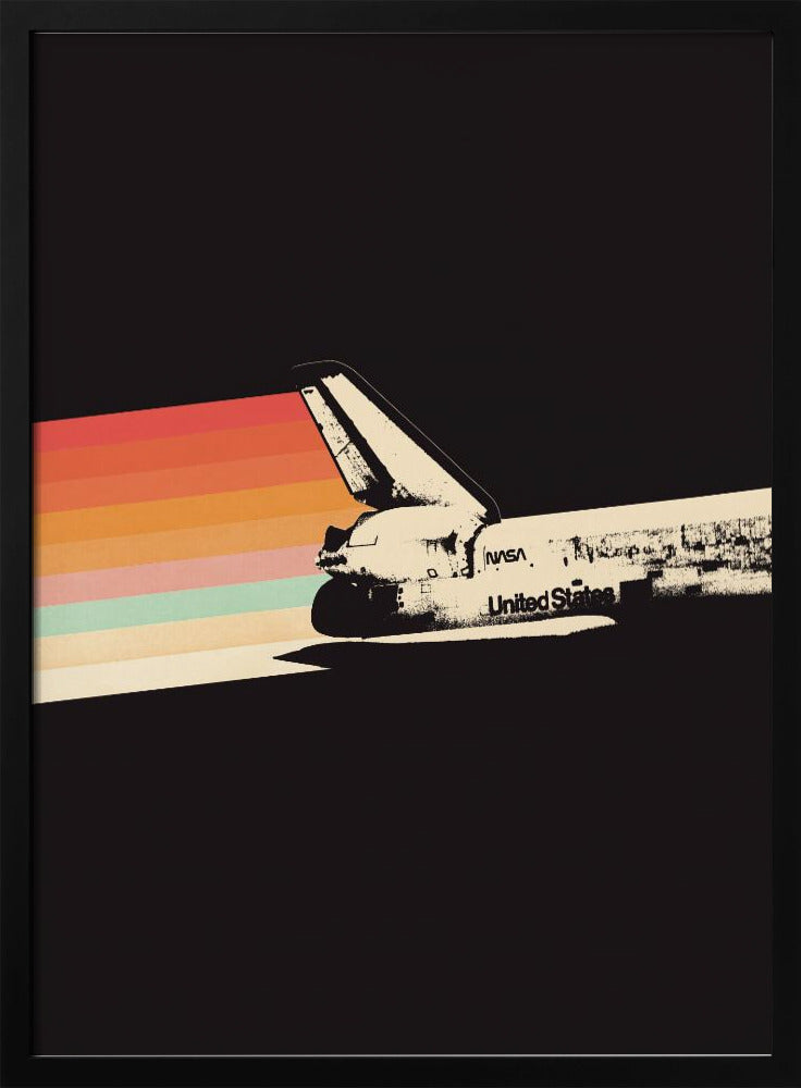 Ruimteschip Regenboog | Poster