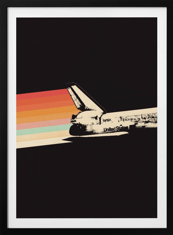 Ruimteschip Regenboog | Poster