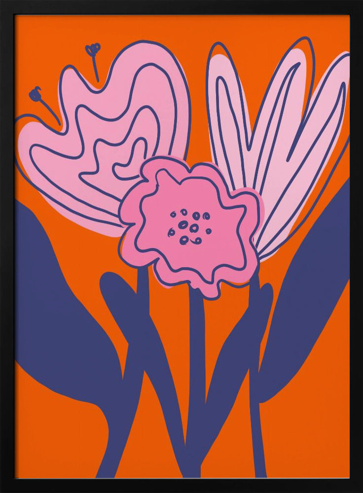 Gedurfde bloemenelegantie | Poster