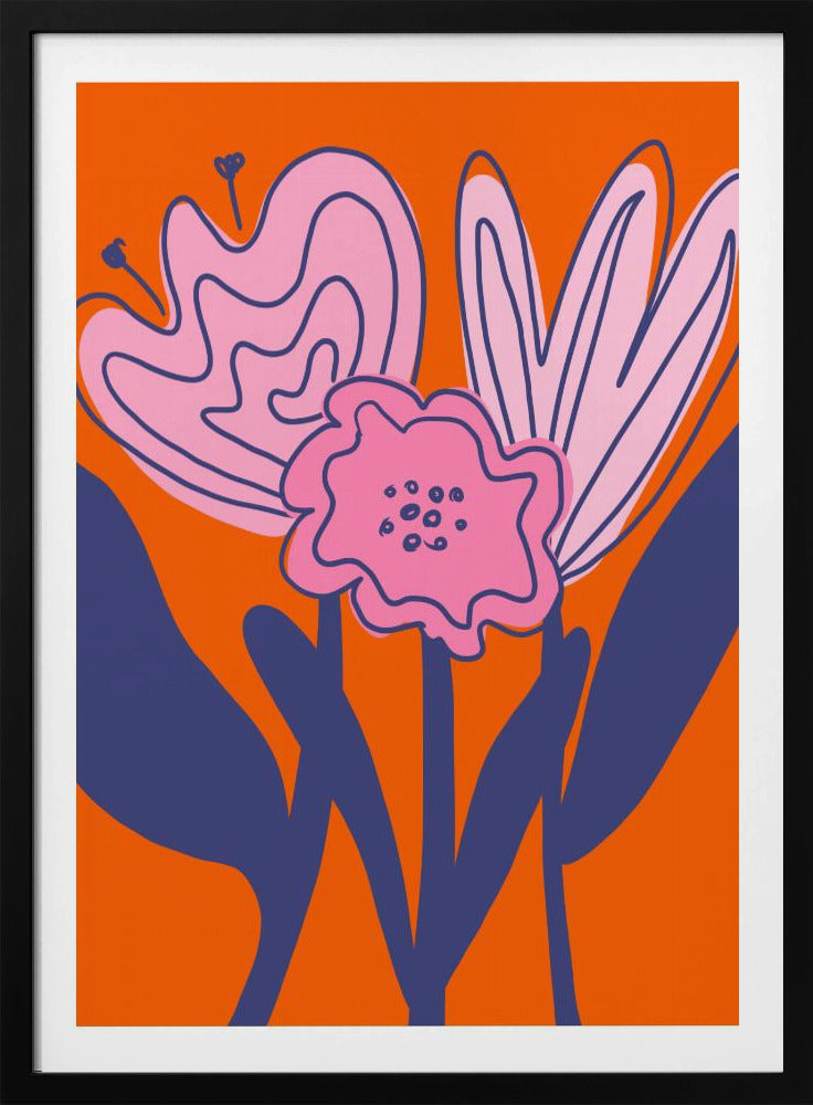 Gedurfde bloemenelegantie | Poster