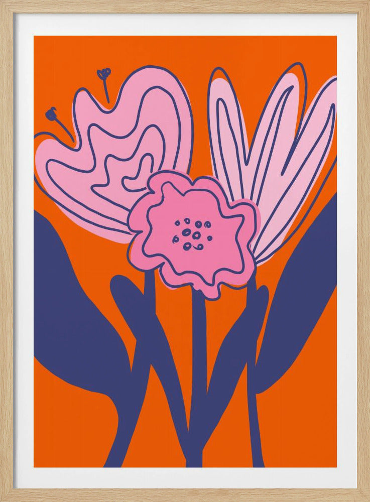 Gedurfde bloemenelegantie | Poster