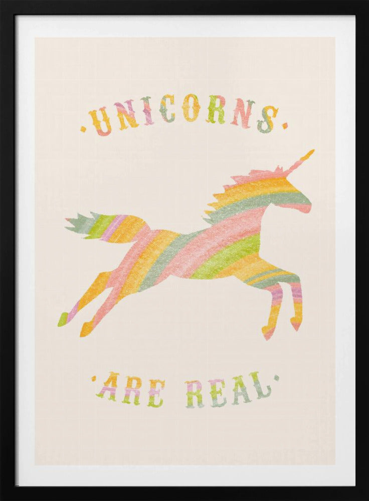 Eenhoorns bestaan echt | Poster