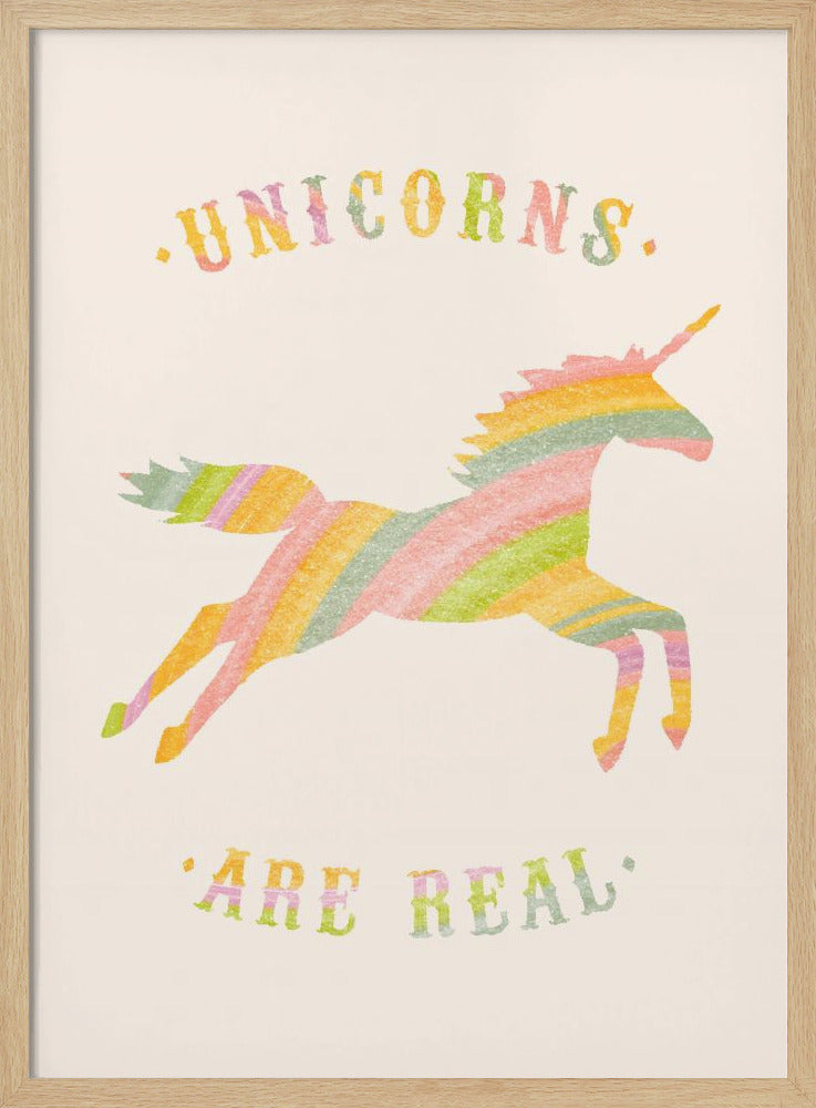 Eenhoorns bestaan echt | Poster
