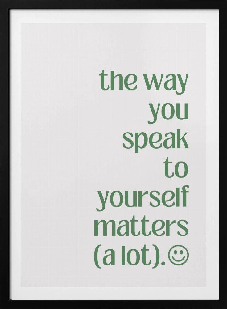 Positieve woorden doen ertoe | Poster