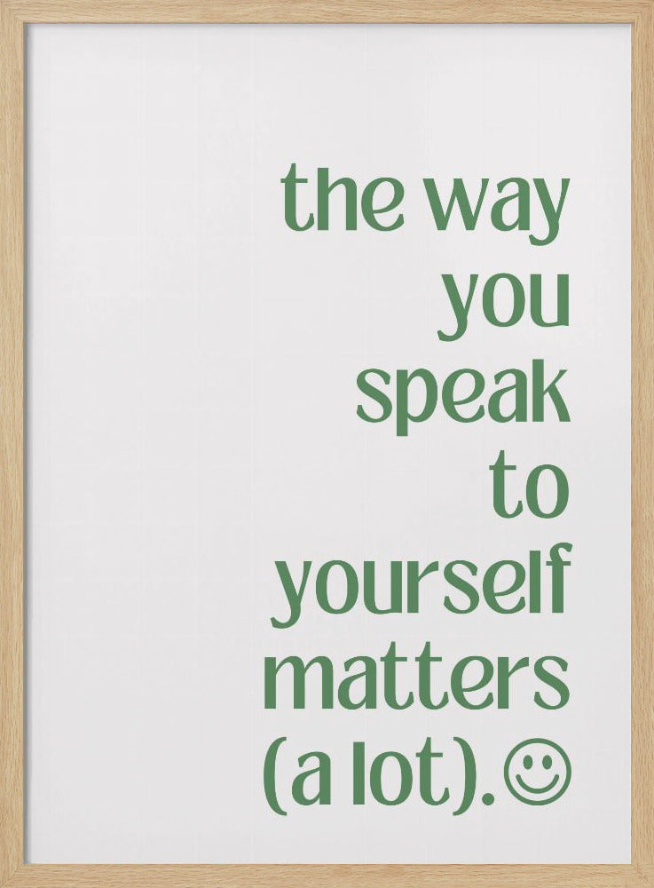 Positieve woorden doen ertoe | Poster
