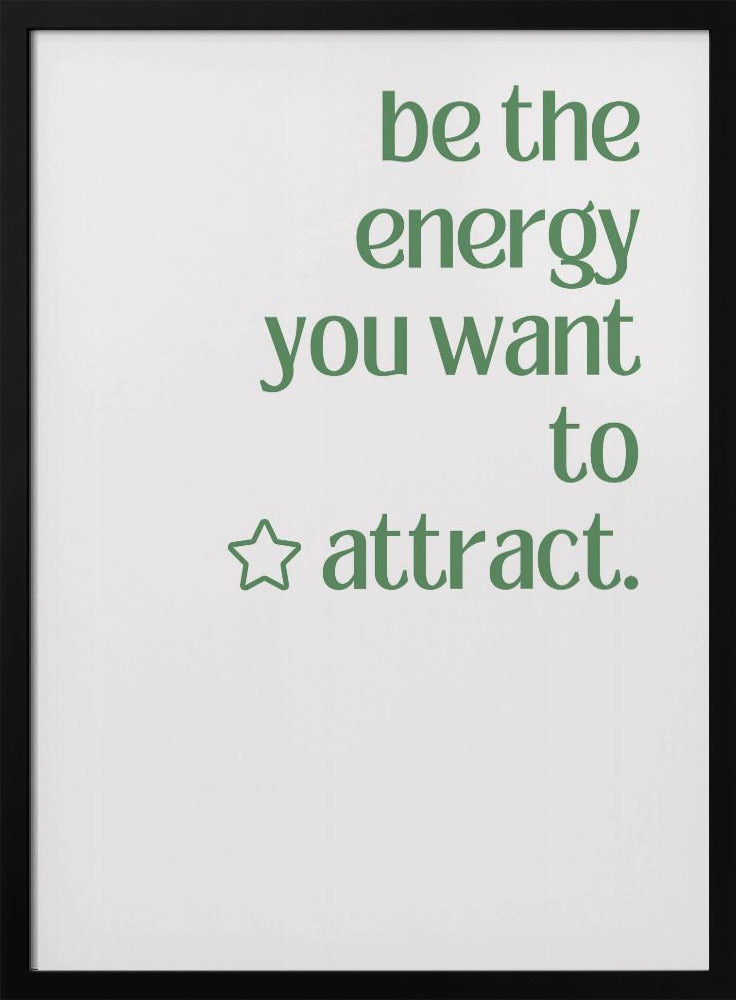 Alleen positieve vibes | Poster