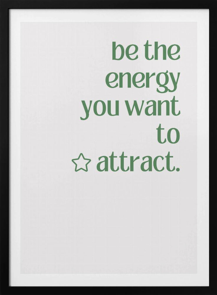 Alleen positieve vibes | Poster