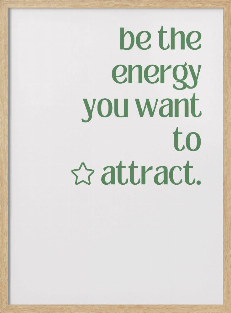Alleen positieve vibes | Poster