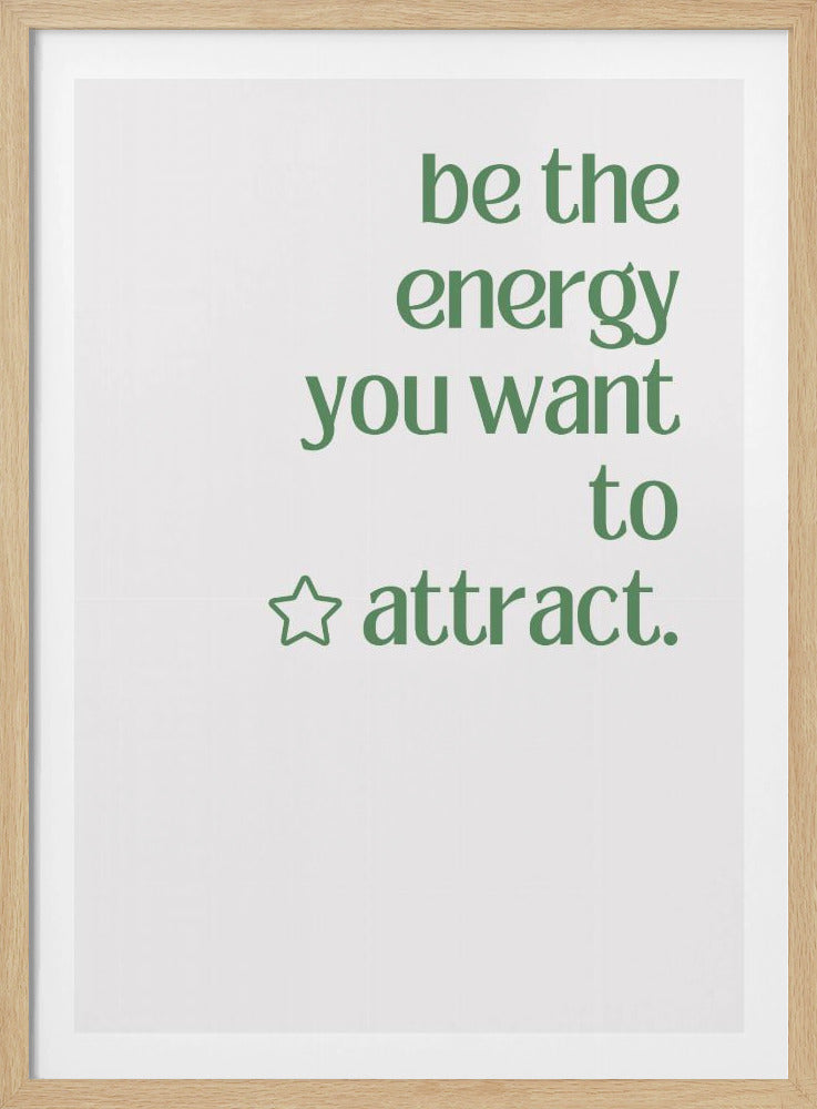 Alleen positieve vibes | Poster