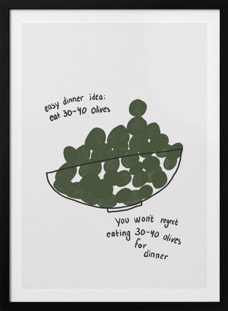 Olijven Diner Delight | Poster