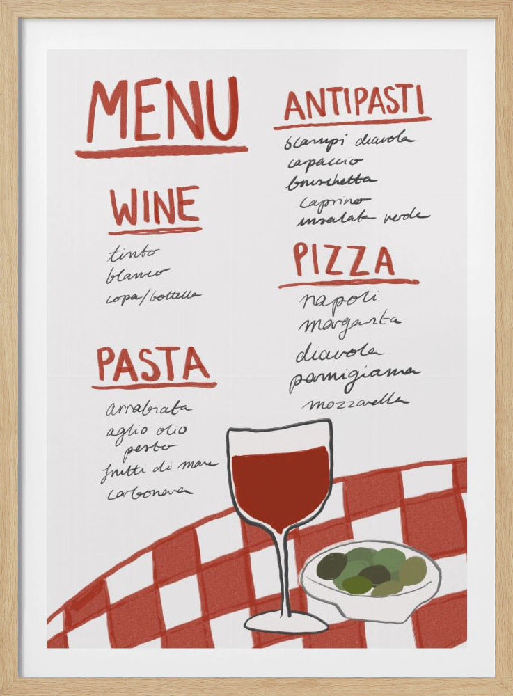 Italiaanse culinaire verwennerij | Poster