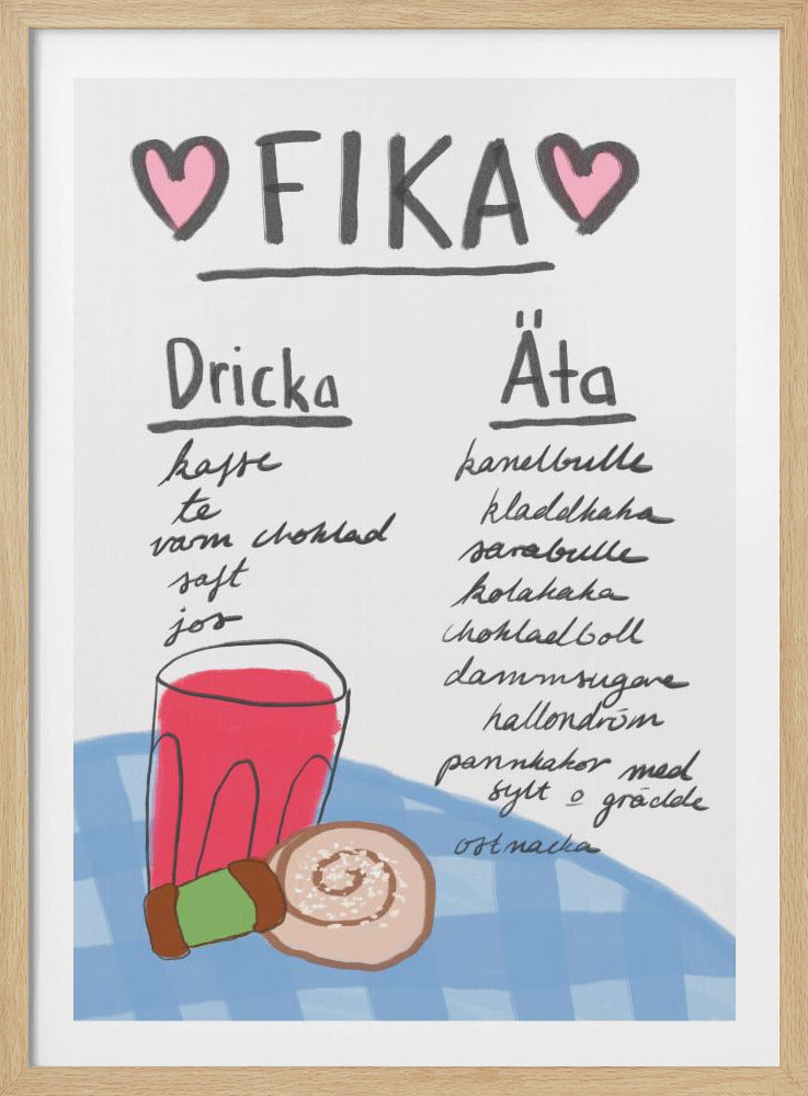 Zweedse Fika-traktaties | Poster