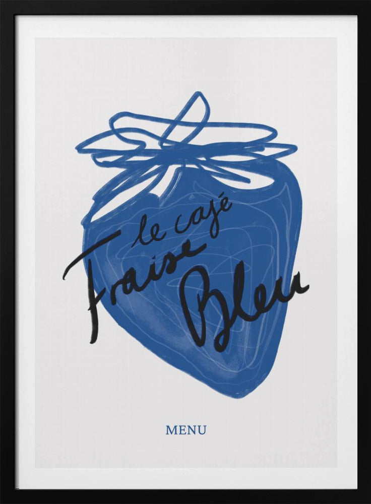 Blauwe bessengenot | Poster