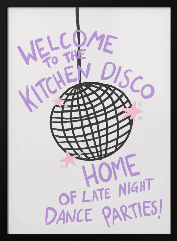 Keuken Disco Vibes | Poster
