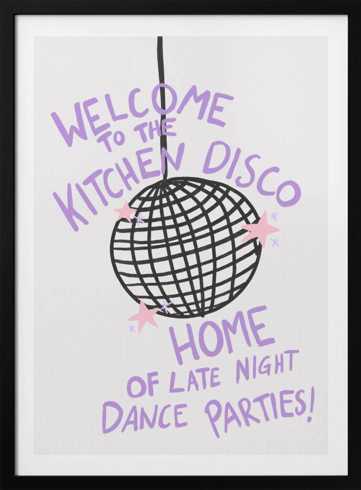 Keuken Disco Vibes | Poster