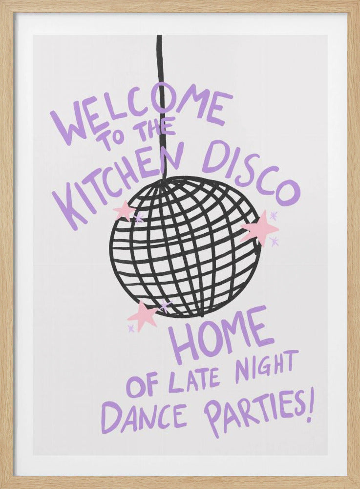 Keuken Disco Vibes | Poster