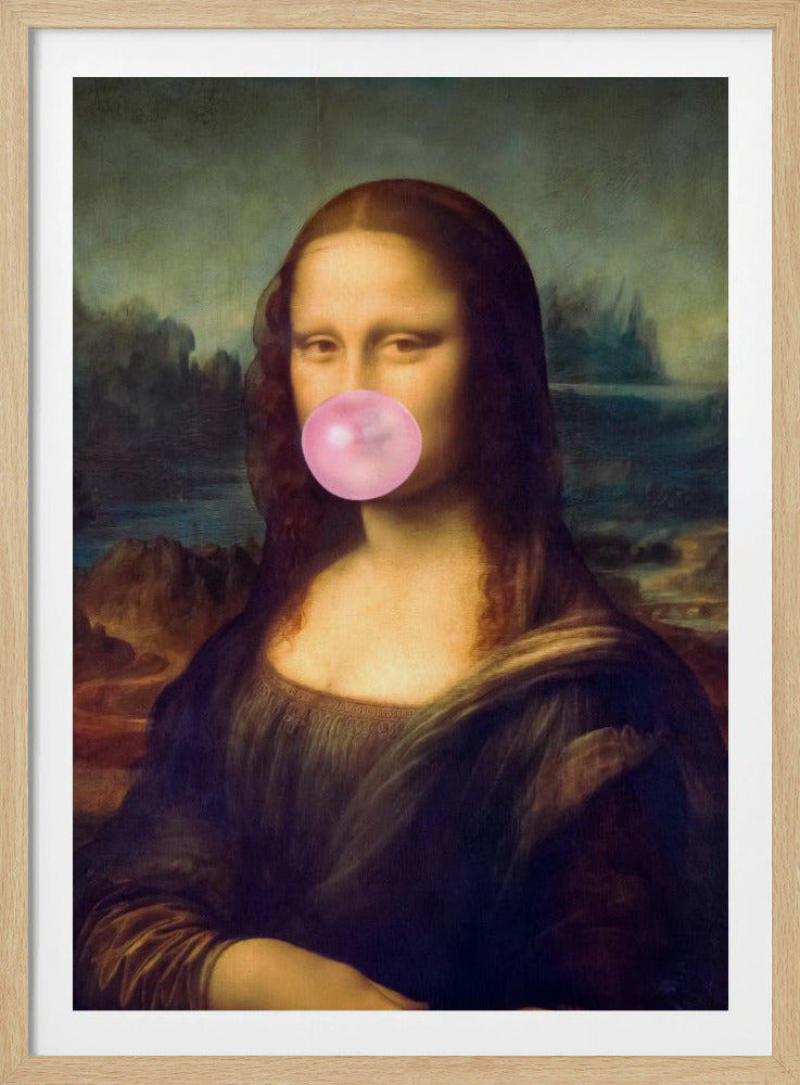Mona Lisa Bubblegum | Poster