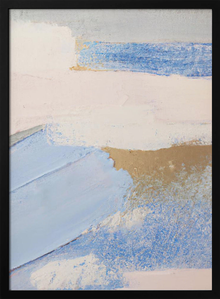Penseelstreken Abstract Schilderij | Poster