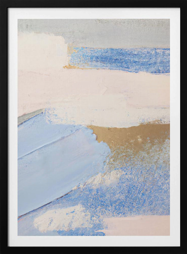 Penseelstreken Abstract Schilderij | Poster