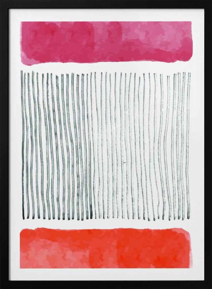 Aquarellijnen Serie #4 | Poster