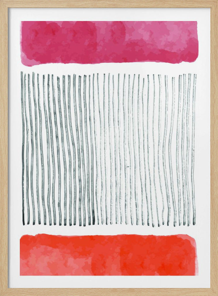 Aquarellijnen Serie #4 | Poster