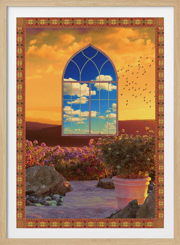 Zwevend raam | Poster