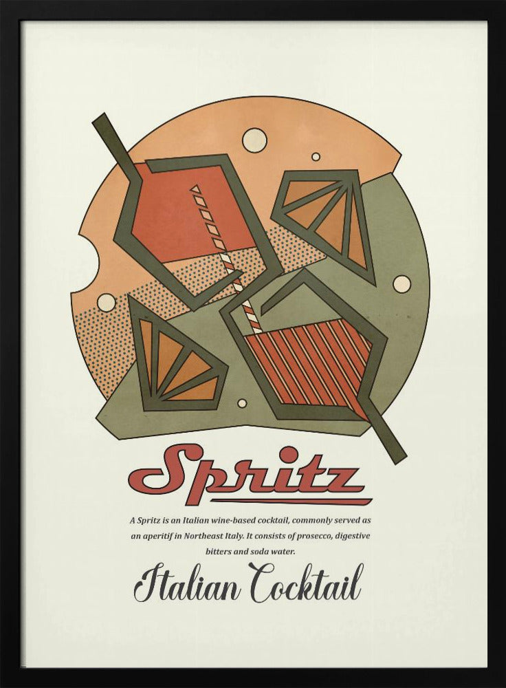 Geometrische spritzprint | Poster