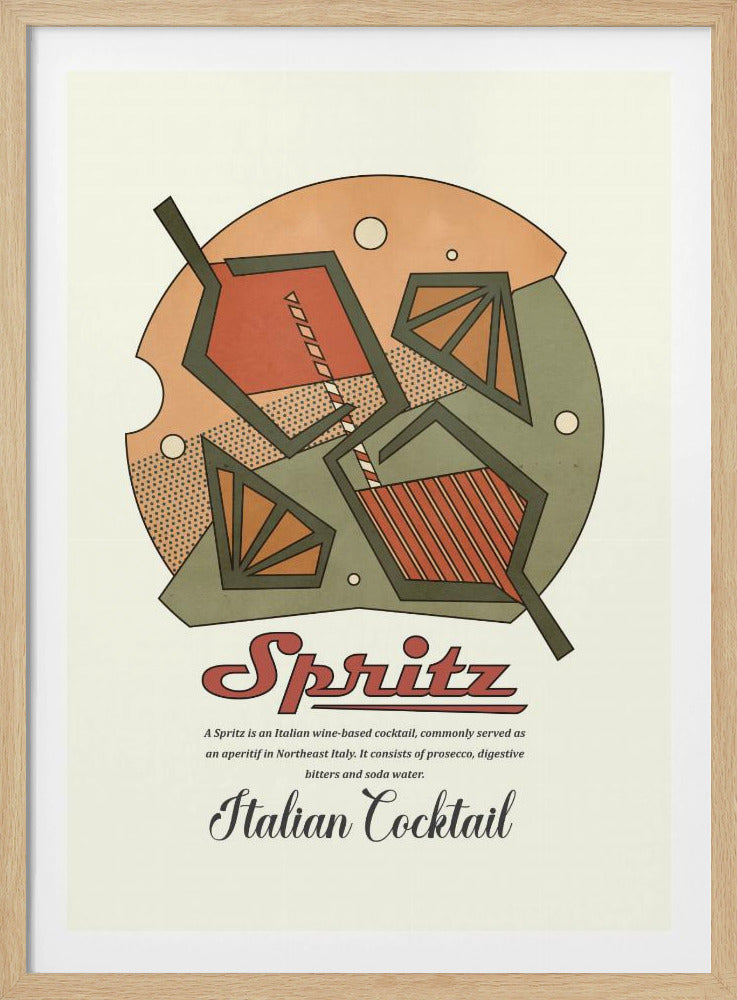 Geometrische spritzprint | Poster