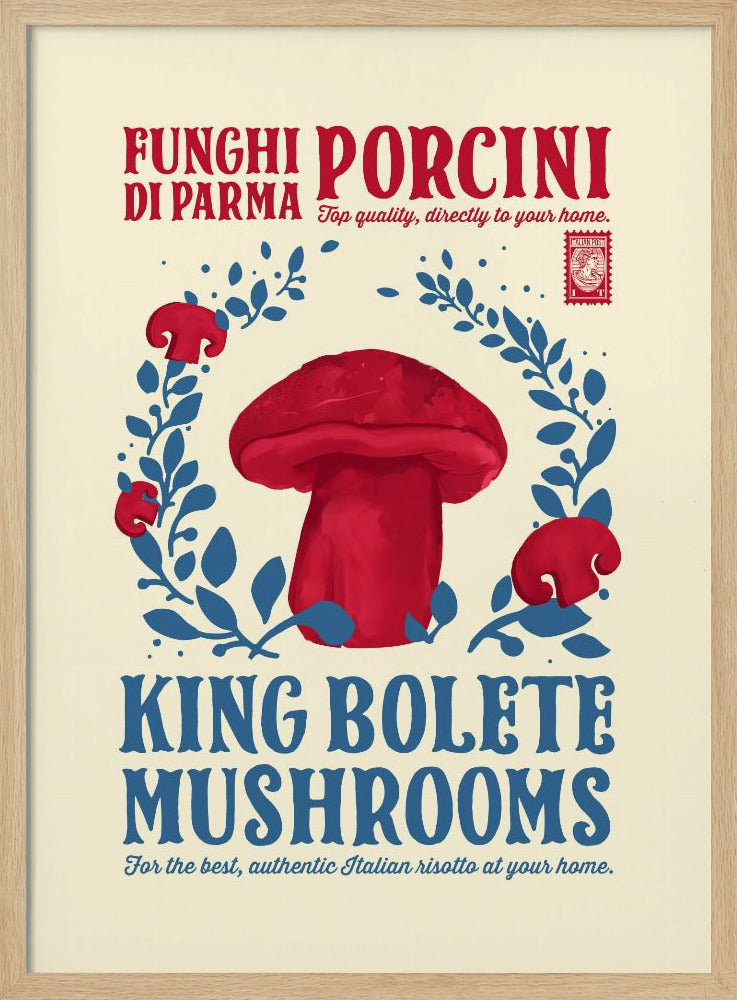 Porcini keukenprint | Poster