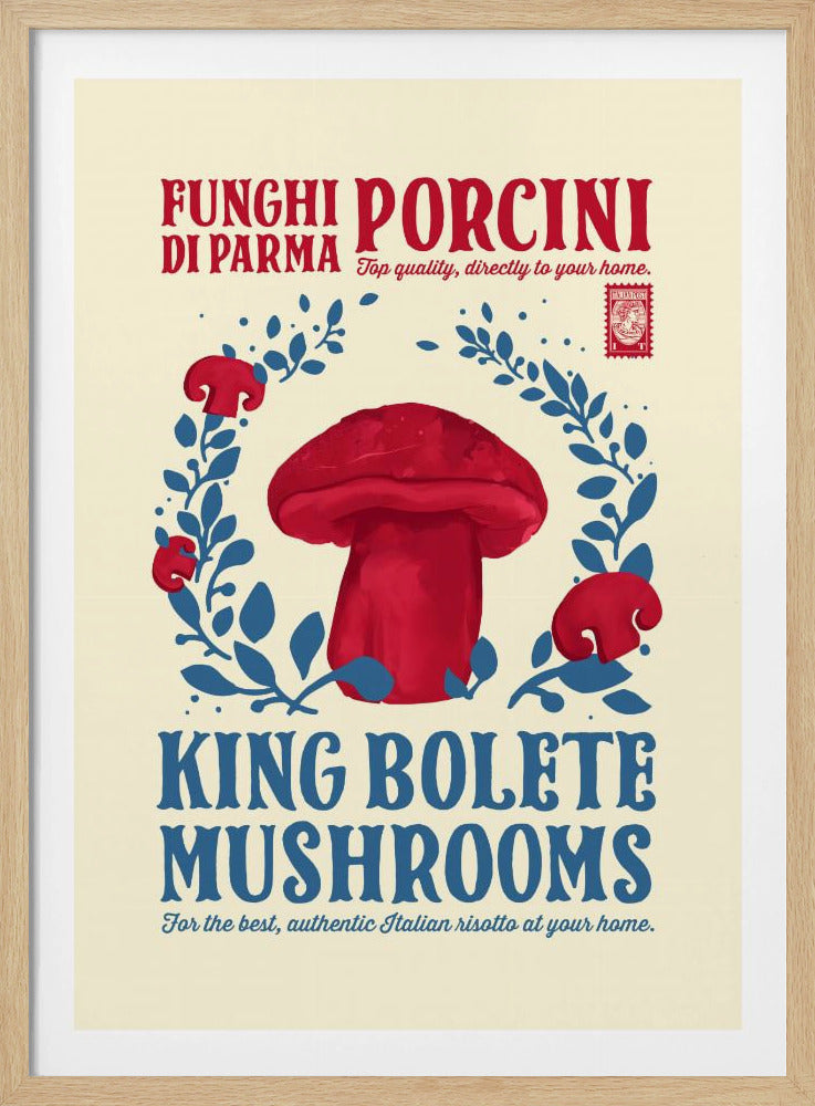 Porcini keukenprint | Poster