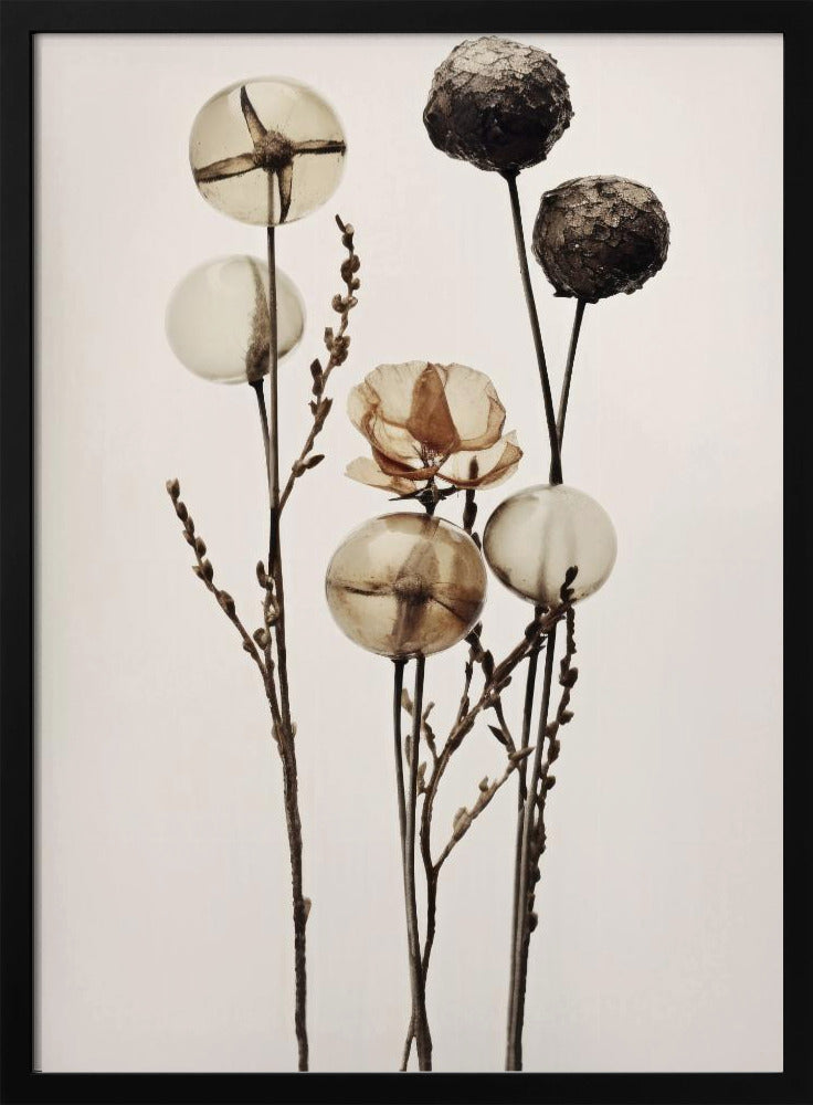Glass Ball Flowers | Poster