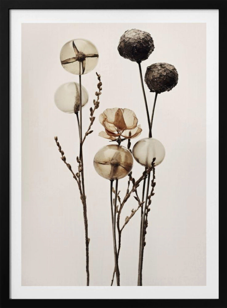 Glass Ball Flowers | Poster