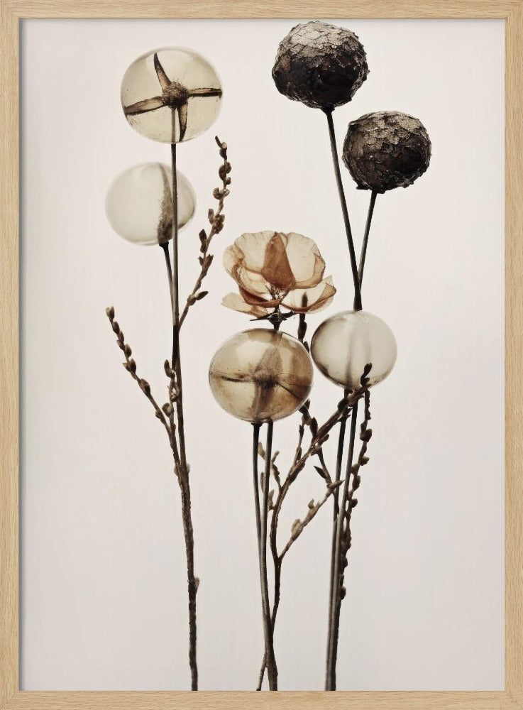 Glass Ball Flowers | Poster