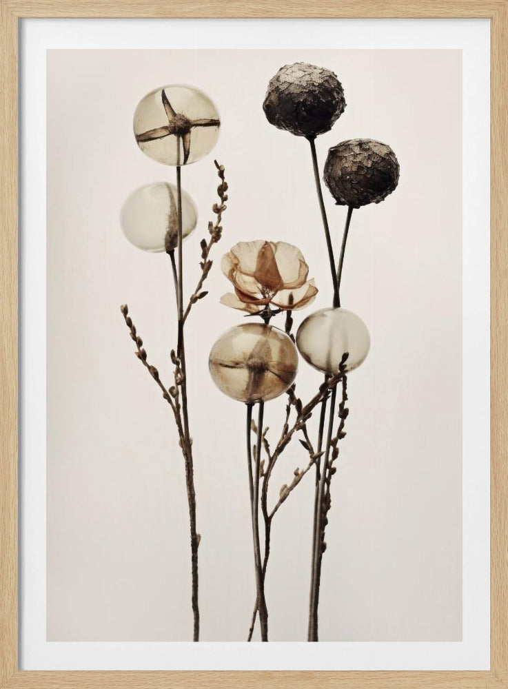 Glass Ball Flowers | Poster
