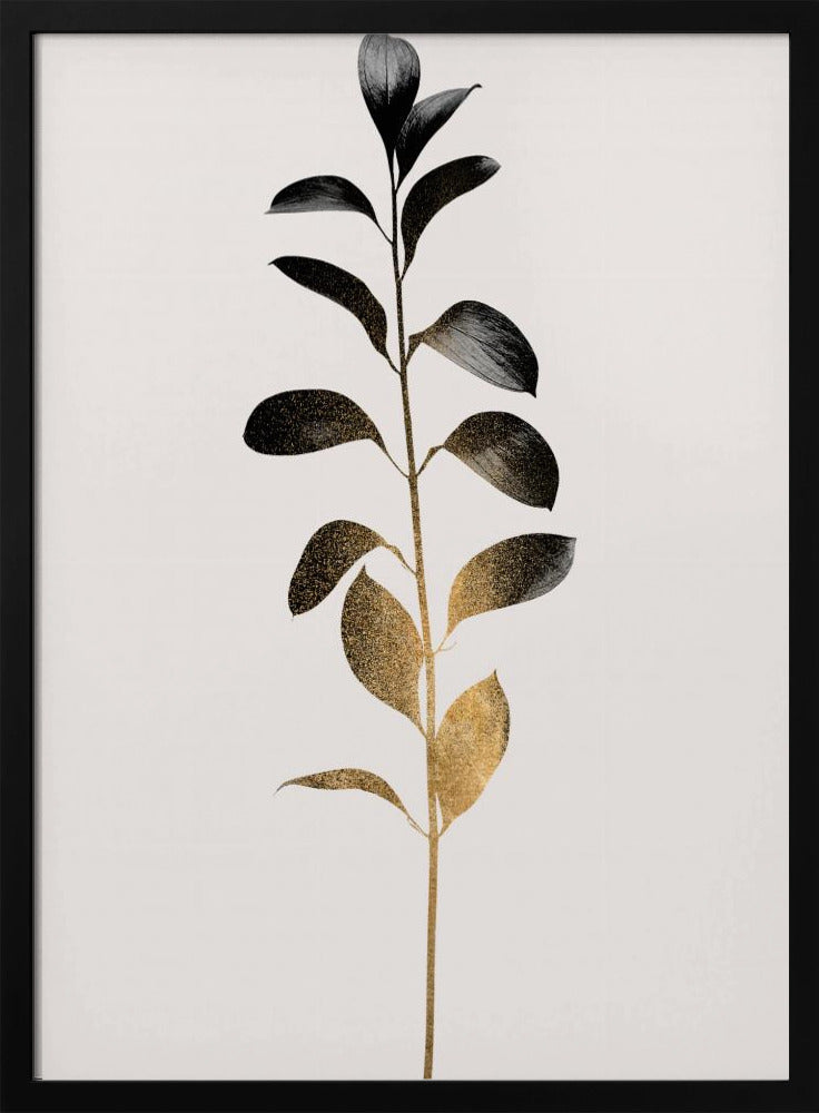 Monochromatica nr. 9 Donkergoud | Poster