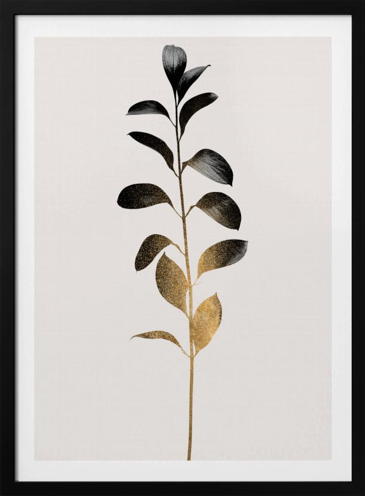 Monochromatica nr. 9 Donkergoud | Poster