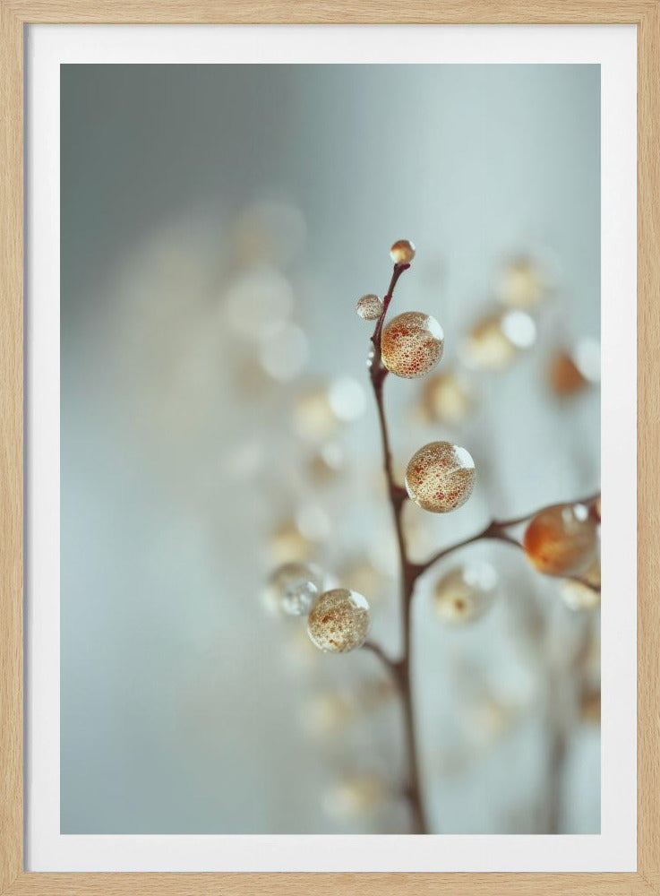 Gloeiende dauwdruppels | Poster