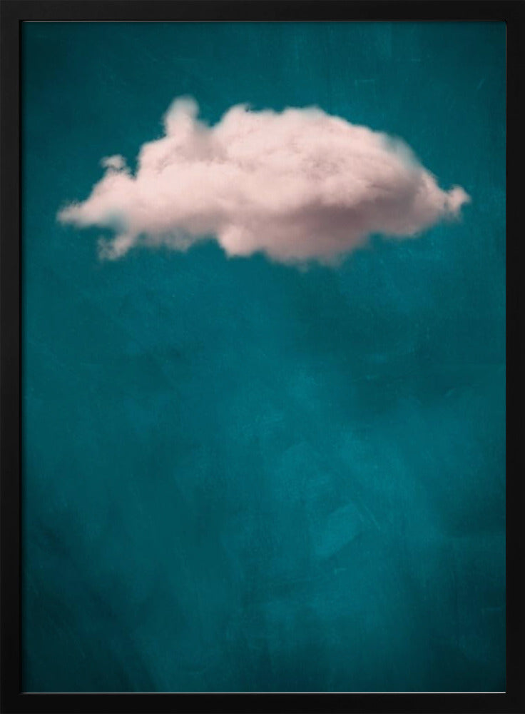 Teal / Blush Cloud nr. 1 | Poster