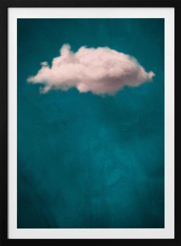 Teal / Blush Cloud nr. 1 | Poster