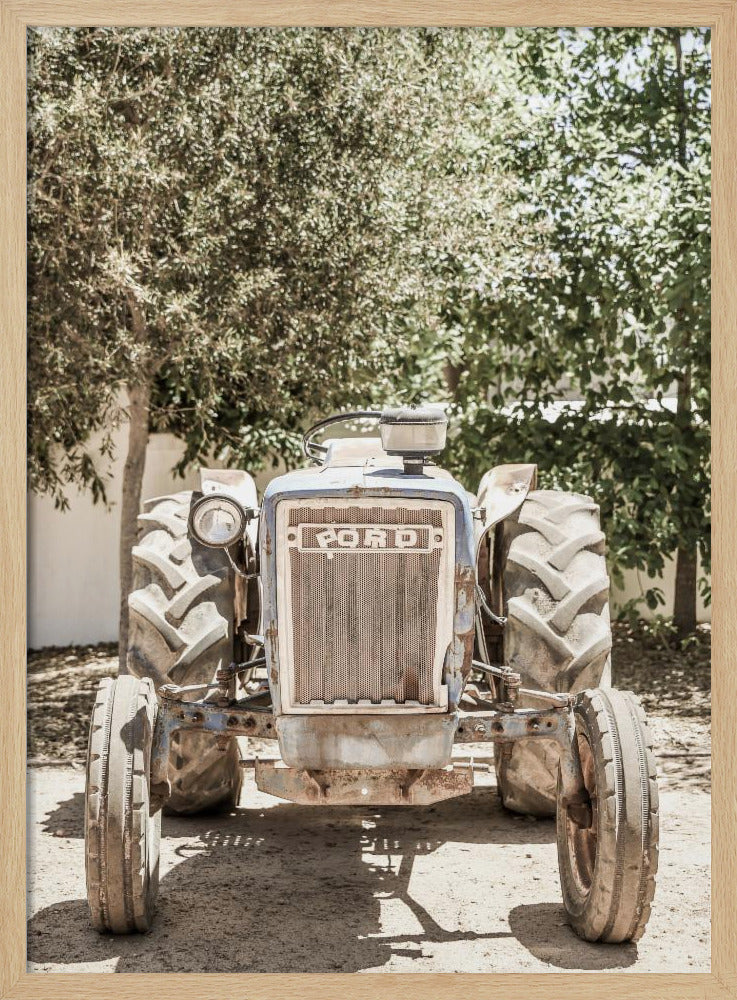 Ruige tractorscène | Poster