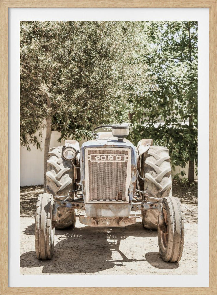 Ruige tractorscène | Poster