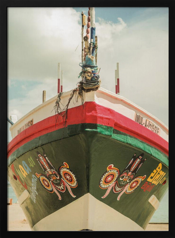 Levendige scheepsgevel | Poster