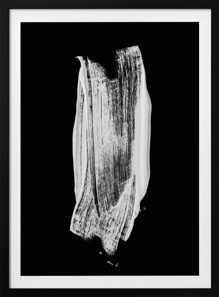 Monochrome Brushstroke | Poster